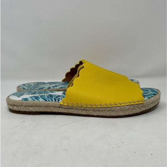 J. McLaughlin Shoes - J.McLaughlin Yellow Aries Espadrille Sandals size 11M